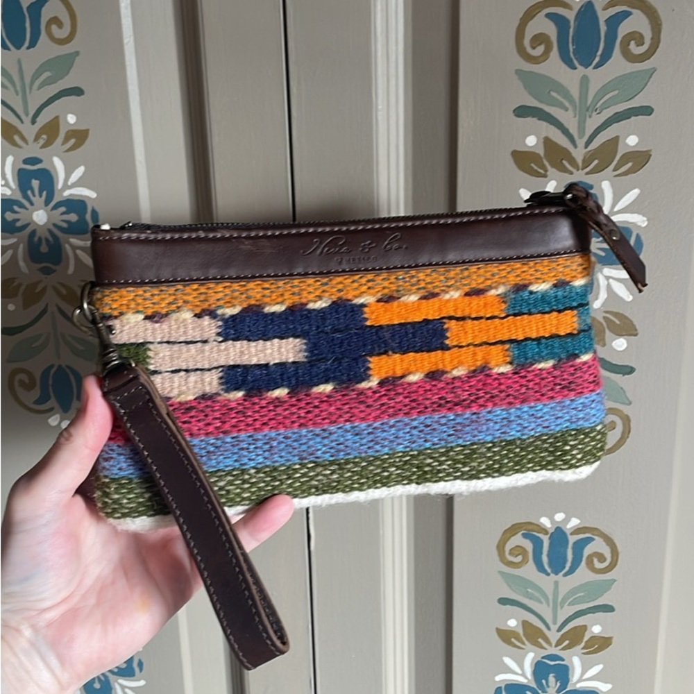 Nena and Co. Multicolor Clutch Bag